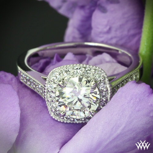 Wedding - 18k White Gold Vatche "Grace" Diamond Engagement Ring