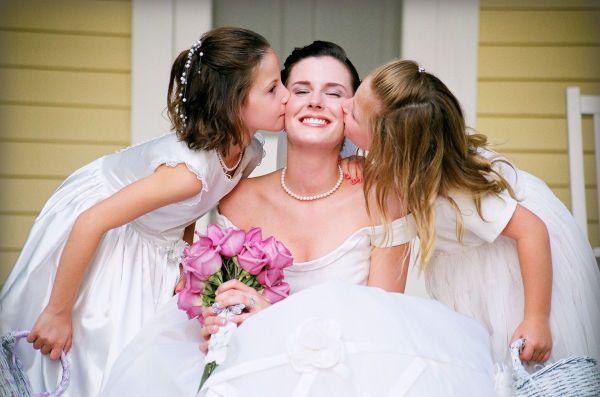 Свадьба - Цветочницы Кольцо Носителями Фотографии