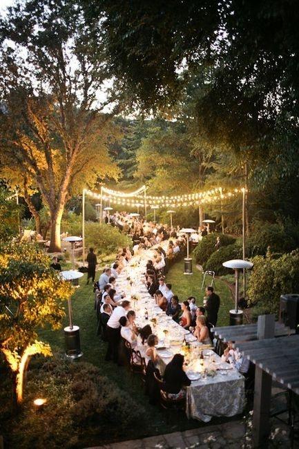 زفاف - حفل عشاء السماوية.