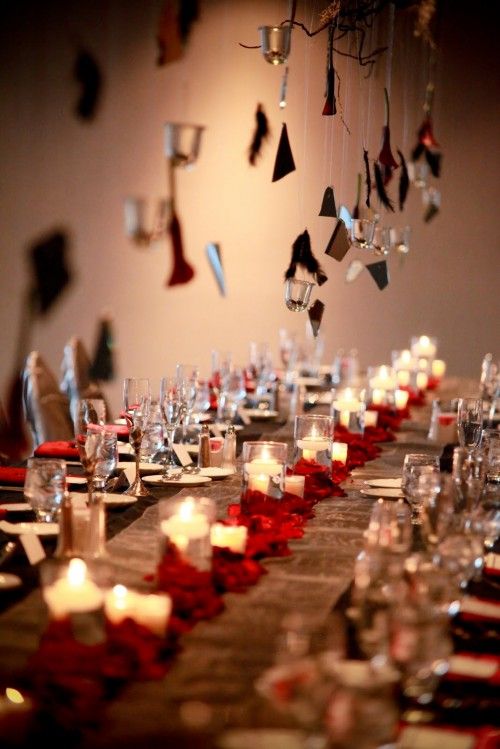 Wedding - Halloween Wedding Table Decor That's NOT For The Faint Of Heart Or Superstitious