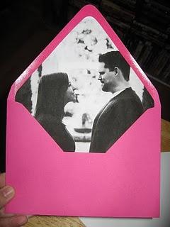 Hochzeit - Foto Als Umschlag Liner