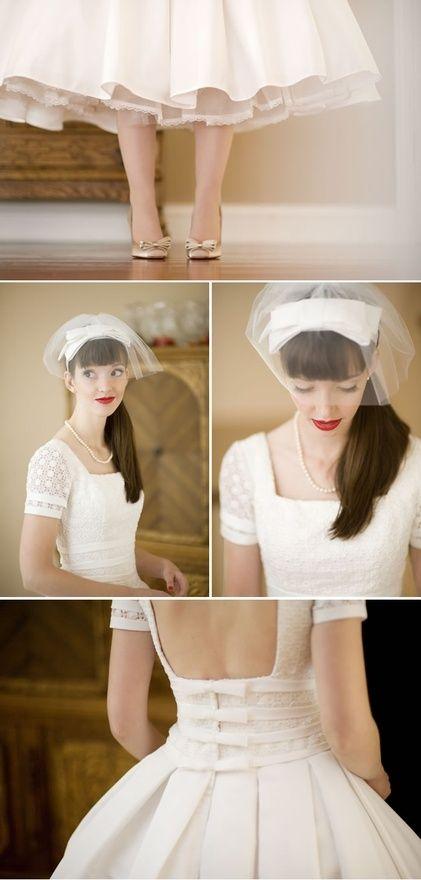 Hochzeit - 50er Jahre inspiriert Hochzeits-Kleidung