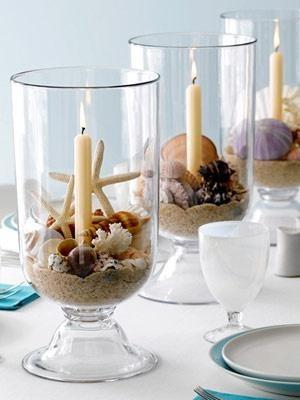 Beach Wedding Diy Beach Wedding Centerpiece Idea 2058438