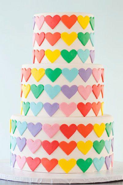 Wedding - Wedding Ideas By Color: Rainbow