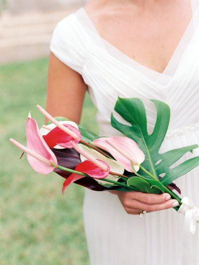 Hochzeit - Tropical Anthurium Bouquet