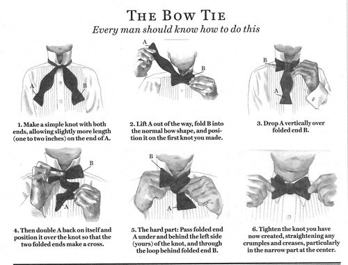 Mariage - Comment nouer une cravate d'arc