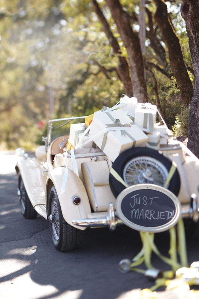 Wedding - A Sweet Ride For A Stylish Send-off 