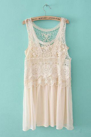 Hochzeit - Crochet Lace-Layer Vest