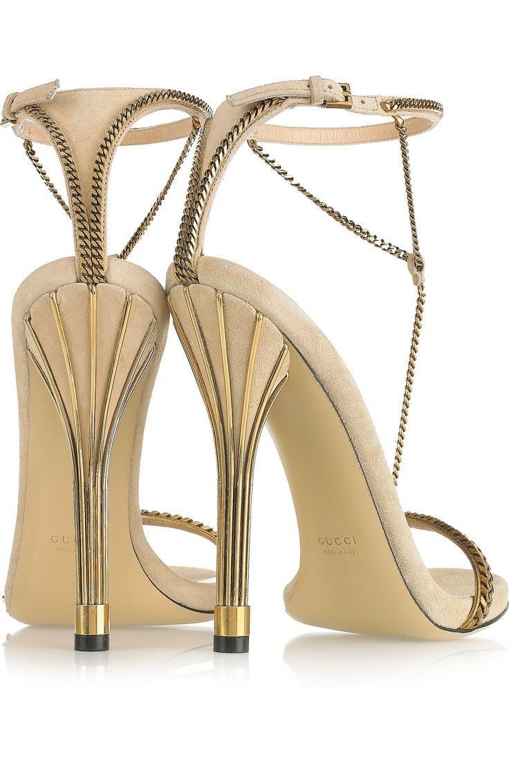 gold heels for wedding