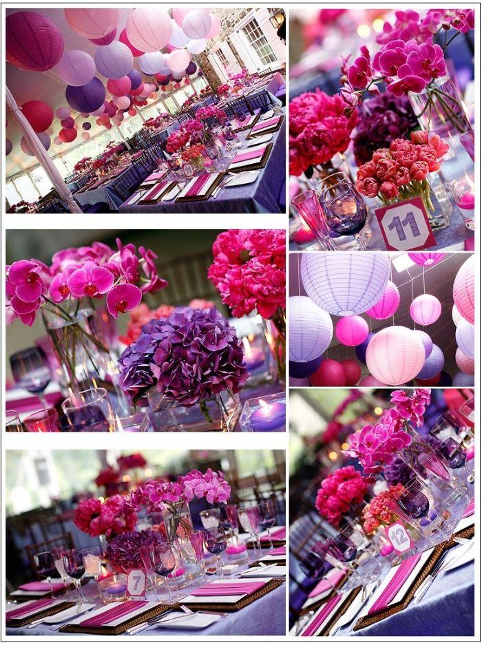Wedding - Hot Pink And Purple Wedding 