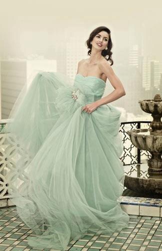 زفاف - النعناع الأخضر فستان الزفاف، سامرز دريم