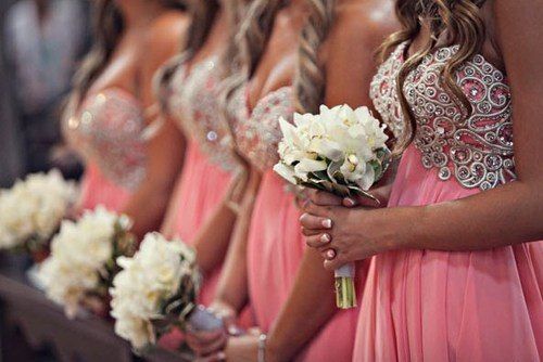 Hochzeit - Heilige Schöne Brautjungfer Kleider