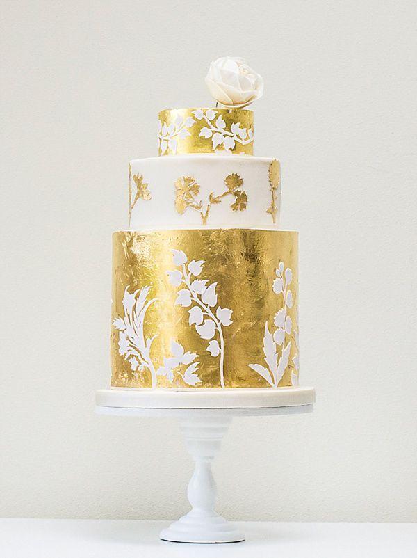 Wedding - Rosalind Miller. Gold Cake 