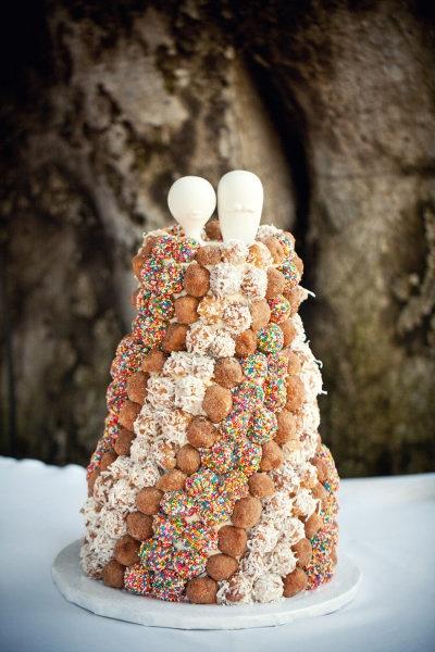 Hochzeit - Donut Hole Kuchen