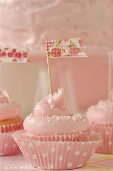 Hochzeit - Pink Lemonade Cupcakes
