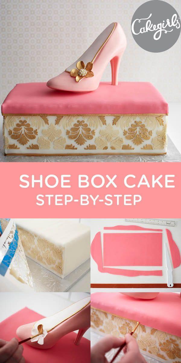 Wedding - Shoe Box Cake Step-by-Step Tutorial 