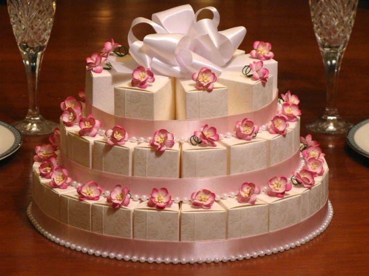 Wedding - CHERRY BLOSSOM Wedding Favor Cake Centerpiece - We Can Do Any Color Any Occassion