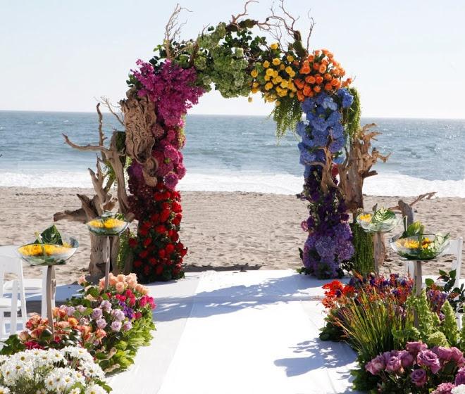 Mariage - Plage de cérémonie de mariage Décor