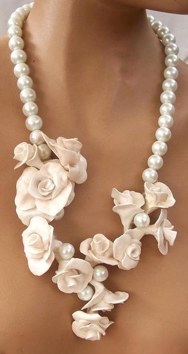 Hochzeit - Halsband De Perlas, Perlenhalskette