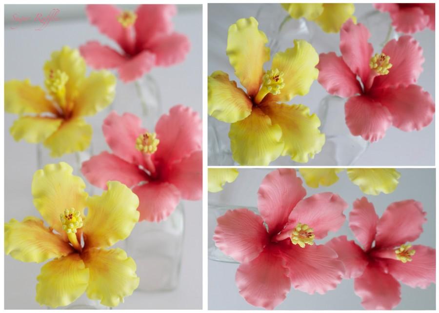Hochzeit - Hibiscus Flowers Zucker