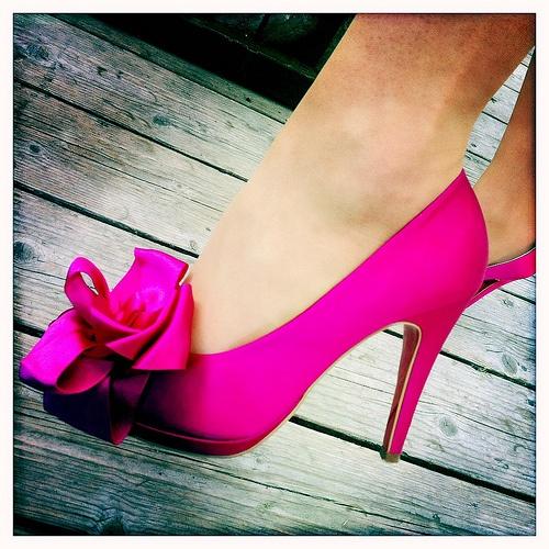 Свадьба - Розовые туфли свадьбы