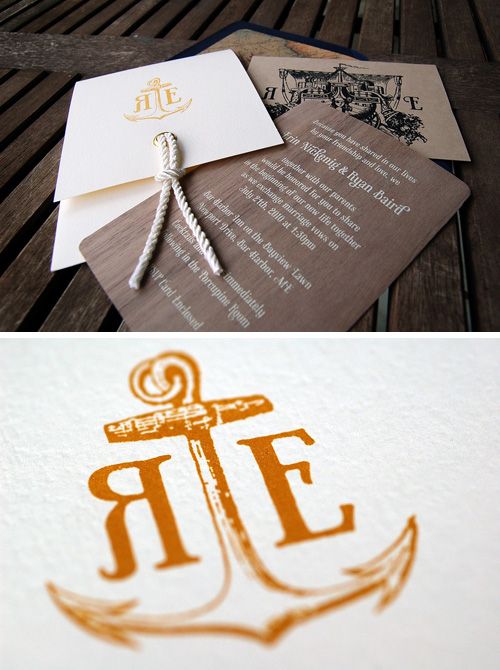 Wedding - Nautical Wedding Invitations 