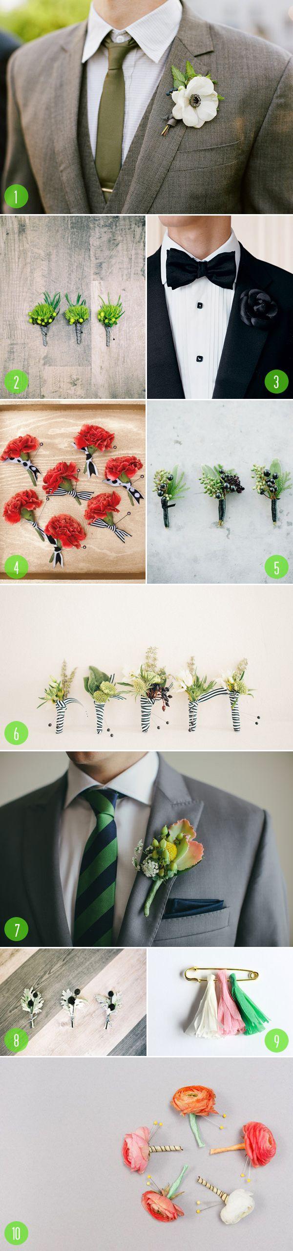Mariage - Top 10: Boutonnieres