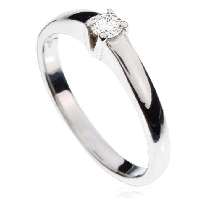 Свадьба - Белое Золото & Diamond Обручальное Кольцо 
