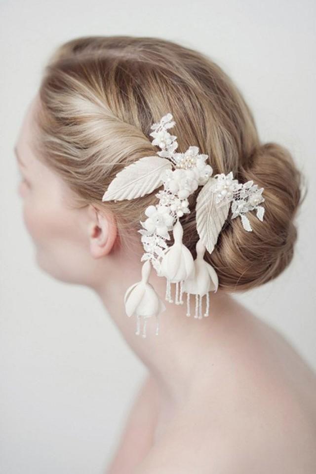 Wedding - Wedding floral headpiece