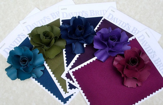Hochzeit - Weinlese-Pfau Inspired Wedding Bouquet - Passen Sie Ihren Stil und Farben - Made To Order