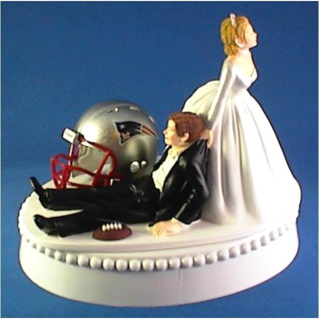 Mariage - Patriots gâteau de mariage Topper ...