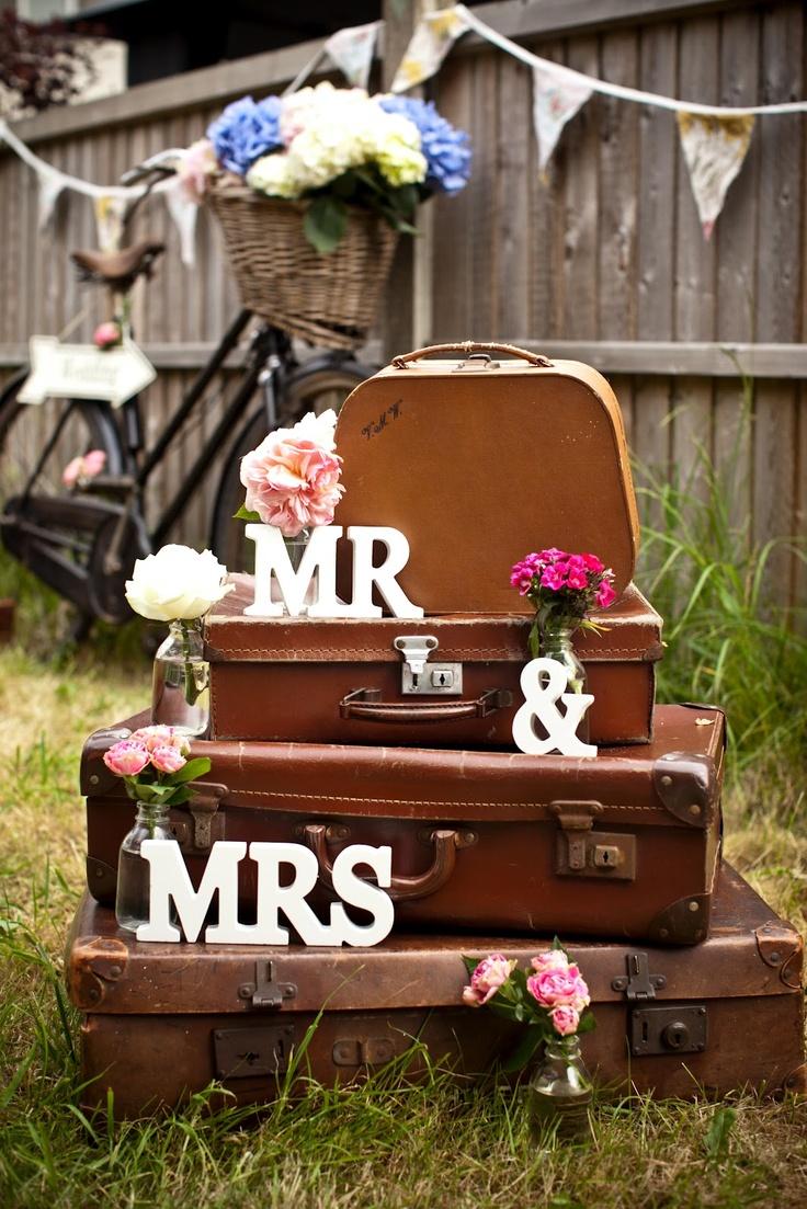 Hochzeit - Hochzeiten - Vintage Koffer
