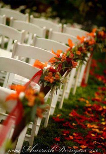 Wedding - Autumn Aisle Decor 