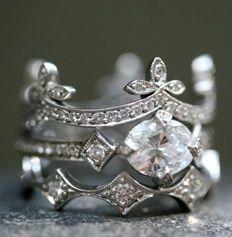Wedding - Antique French Wedding Ring. 