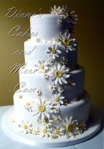Mariage - Daisy Wedding Cake
