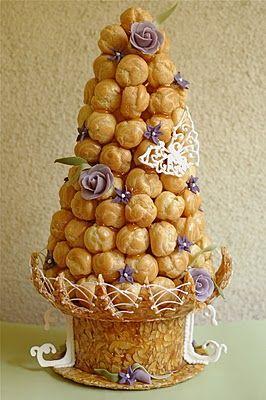 Wedding - Croquembouches:French Wedding Cake