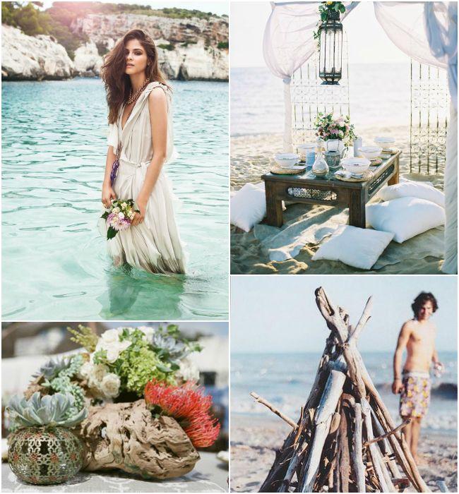 Wedding - Inspiration Board: Bohemian Beach