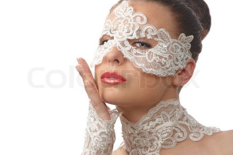 Hochzeit - Lace Mask & Passendes Zubehör