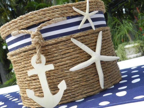 Wedding - Card Basket For Nautical Themed Wedding 