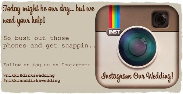 Wedding - Instagram Your Wedding!!! 