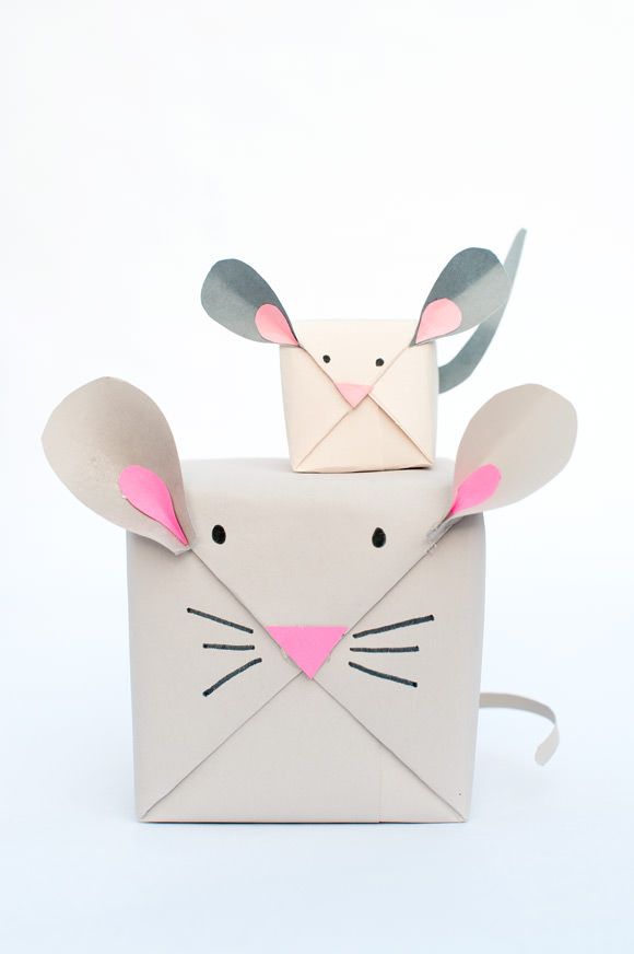 Wedding - DIY Holiday Mouse Gift Wrap