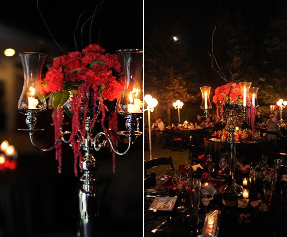 Wedding - A Unique Black & Red, "Day Of The Dead-Esc" Private Residence Wedding