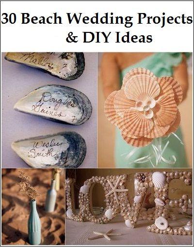 Wedding - 30 Beach Themed Wedding Projects & DIY Inspiration