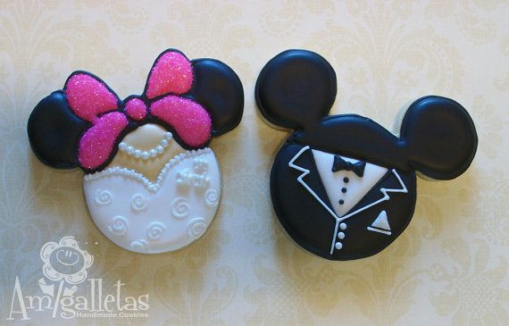 Wedding - Mickey Mouse Wedding Cookies