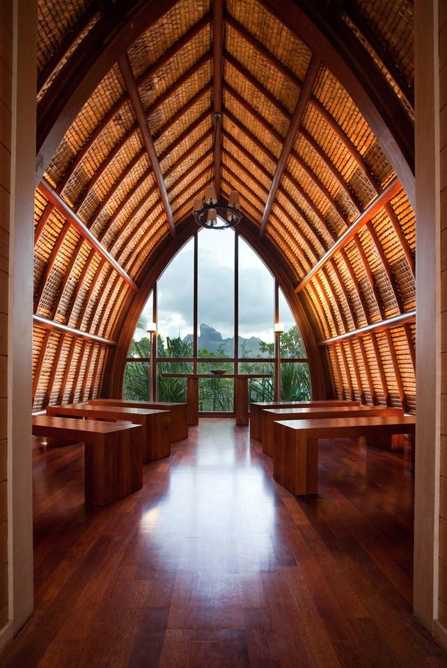 Mariage - Bora Bora, le Four Seasons Chapelle