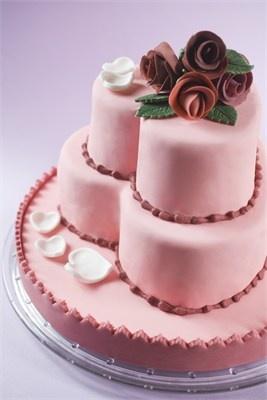 Hochzeit - Weinlese-Herz-Kuchen