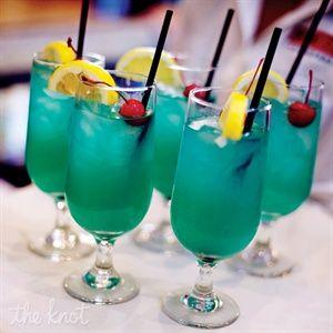 Hochzeit - Blau Cocktails
