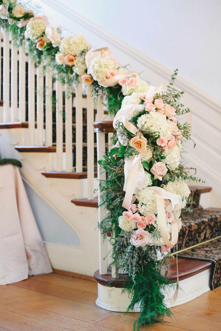 Wedding - Garlanded Stairway 