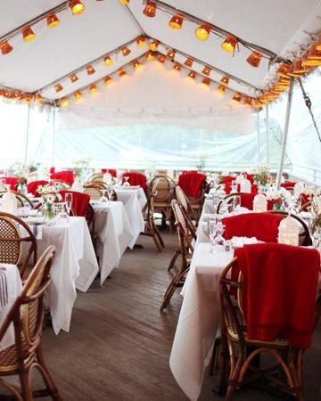 Hochzeit - Eine Tented Veranstaltungsort für eine