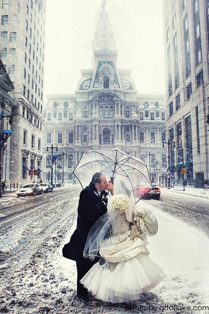 Mariage - Baiser de neige